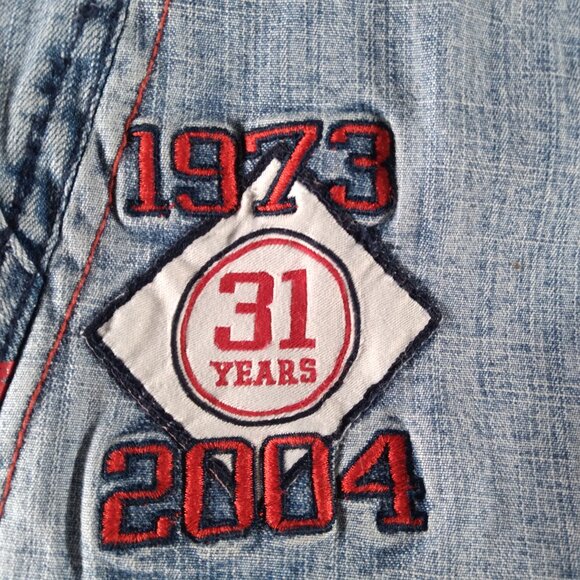 Pepe Jeans 31st ANNIVERSARY London Union Jack British Flag FLARED JEANS 25x29 - Picture 16 of 16